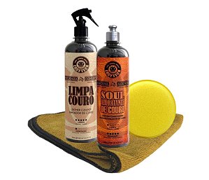 Kit de Limpeza e Hidratação de Couro EasyTech com Aplicador