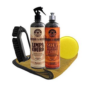 Kit Premium de Limpeza e Hidratação de Couro EasyTech