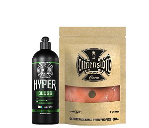 Kit Dimension Composto Hyper Refino + Boina Espuma Refino 5"
