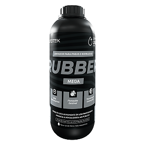 Limpador Para Pneus e Borrachas Rubber Mega 1L 1:200 Autotek