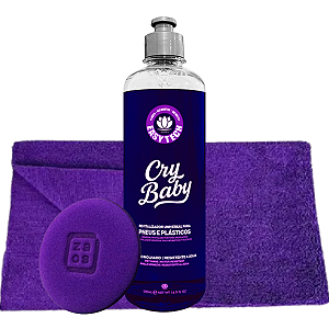 Kit Revitalizador Cry Baby 500ml + Aplicador e Microfibra