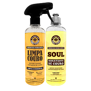 Kit Limpeza e Condicionamento de Couros Easytech