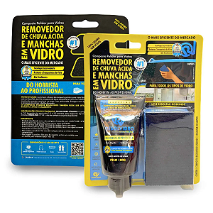 Kit p/ Descontaminação e Polimento de Vidros Resolvidro