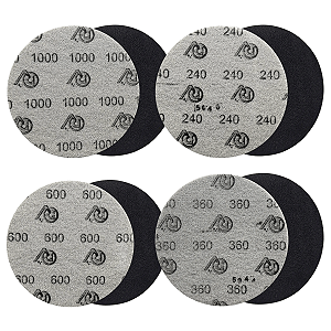 Lixas Vidro 240 360 600 1000 Vidro Resollight 5" Resolvidro