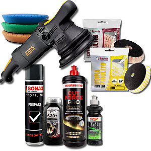 Kit Completo Polimento Premium Roto Orbital 110V