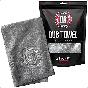 Toalha de Microfibra DB Towel Cinza 350gsm 40x40cm Dub Boyz