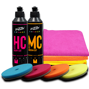 Kit Compostos HC MC + Boinas de Espuma e Microfibras Zvizzer
