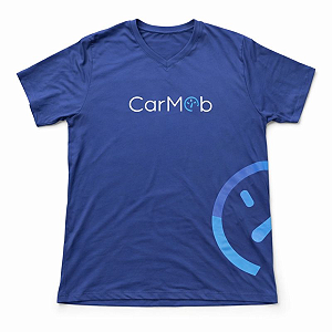 Camiseta Azul CarMob M