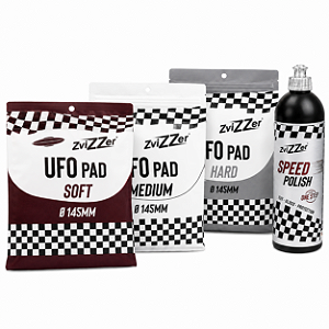 Speed Polish 750ml + 3 Boinas Ufo Pads Zvizzer