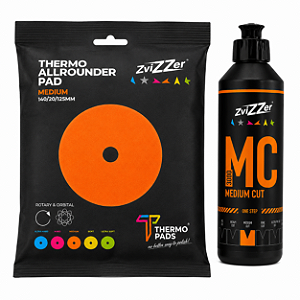 Kit Corte Médio MC 3000 250ml + Boina 5" Zvizzer