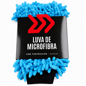Luva de Microfibra Azul Double Side AutoAmerica