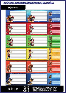 ETIQUETA PERSONALIZADA PC C/24