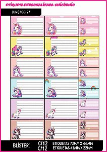 ETIQUETA PERSONALIZADA UNI C/24