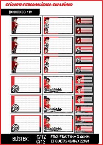 ETIQUETA PERSONALIZADA DINHO C/24