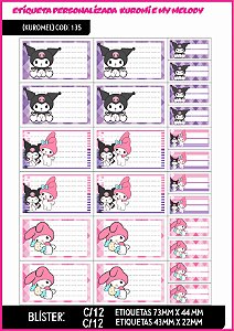 ETIQUETA PERSONALIZADA KUROMEL C/24