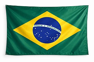 BANDEIRA DO BRASIL TECIDO 1400MM X900MM BL