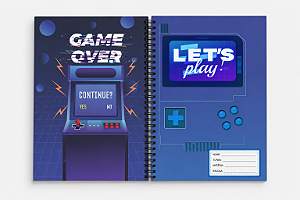 APLICAP ESPIRAL UNIVERSITÁRIO GAMER BLISTER C/4 PARES (C/04 ESTAMPAS DIFETENTES)
