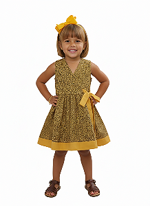 Vestido Infantil Traspassado | Tam. 04 Anos