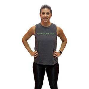 Regata fem. PFY Neon cinza