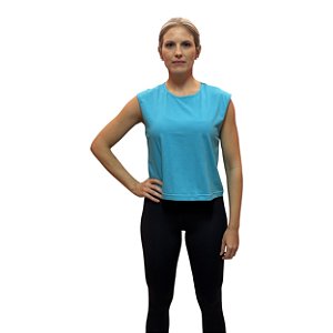 Cropped Básico Azul