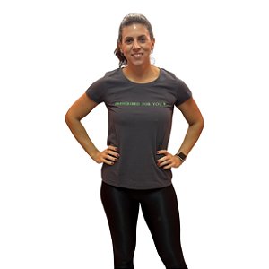 Baby look PFY Neon cinza