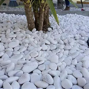 Pedra Branca Seixo Tam 3 - 40kg