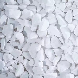 Pedra Branca Seixo Tam 1 - 40kg