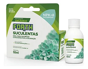 Fertilizante Adubo Forth Suculentas 60ml Rende 12 Litros