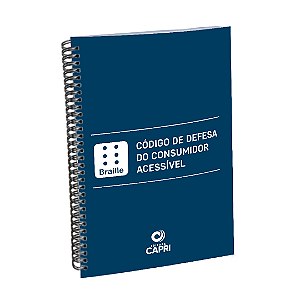CÓDIGO DE DEFESA DO CONSUMIDOR VERSÃO BRAILLE 2ª EDIÇÃO