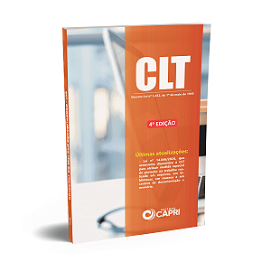 Livro CLT - Consolidação Das Leis De Trabalho 4ª Edição - Editora Capri