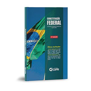 Livro Constituição Federal do Brasil Atualizada 6ª Edição - Editora Capri