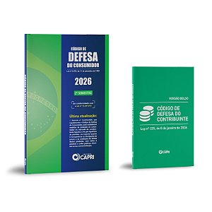 Kit 2 Livros - Códigos de Defesa do Consumidor e do Contribuinte
