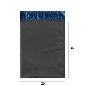 Envelope de Segurança Cinza Reciclado 26x36