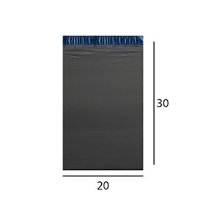 Envelope de Segurança Cinza Reciclado 20x30