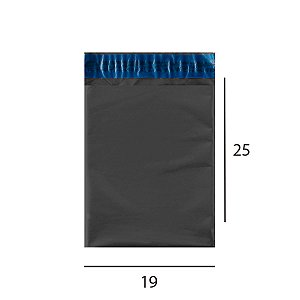 Envelope de Segurança Cinza Reciclado 19x25