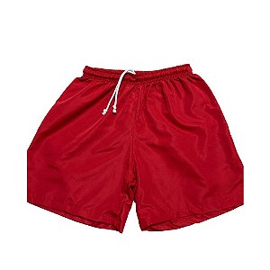 Calção Tactel Vermelho para Curso de Formação