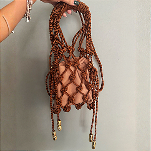 Bolsa Trancoso Marrom – Macramê