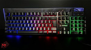 Teclado Gamer Fortrek Fearless 100 Fullsized Preto