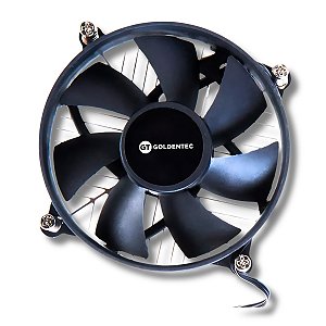 Cooler Para Processador Intel, Goldentec, 82W, 2600 RPM, LGA 1150/1151/1155/1156, Preto - 46913