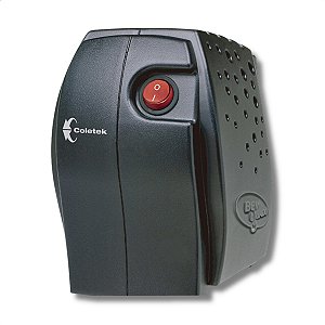 Estabilizador 500VA, Coletek Bem Ligado, Entrada Bivolt Manual, Saída 115V, 4 Tomadas, Preto - ES-500VA