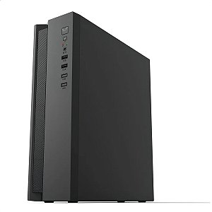 Gabinete Office Slim, Bluecase, Com Fonte 200W, Micro-ATX/Mini-ITX, Vertical/Horizontal, Preto - BG-2005