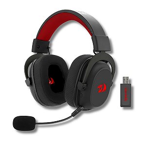 Headset Wireless Gamer, Redragon Zeus Pro, Sem Fio, RGB, 7.1 Surround Virtual, Preto - H510-PRO