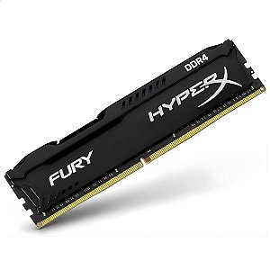 Memória RAM Gamer Para Desktop DDR4, Cap 16GB, 2666MHz, Hyp, Com Dissipador, CL16, Preto