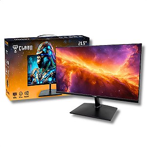 Monitor Gamer 21.5" FULLHD, Clanm COSMO, 100Hz, 3ms, VGA e HDMI, VESA, Preto