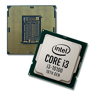 Processador Intel Core i3-10100, 3.6GHz, 4.3GHz Turbo, Cache 6MB, Quad Core, 8 Threads, LGA 1200, Vídeo Integrado, OEM
