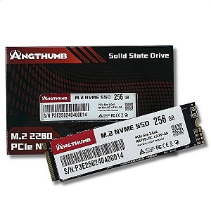 SSD NVMe, 256GB, Angthumb, M.2 2280, Leitura: 1950MB/s, Gravação: 1000MB/s - MVGLD/256GB