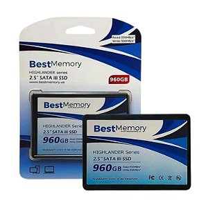 SSD SATA III, 960GB, 2.5", Best Memory, Leitura: 550MB/s, Gravação: 500MB/s - BTSDA-960G-550