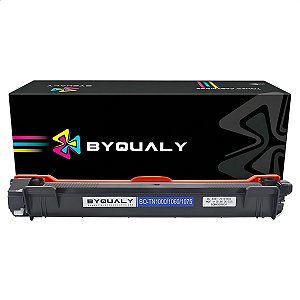 Toner Byqualy Para Brother, 1K, Preto - TN1000/1060/1075