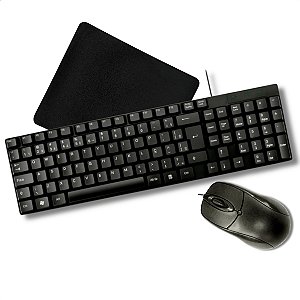 Kit Teclado + Mouse + Mousepad