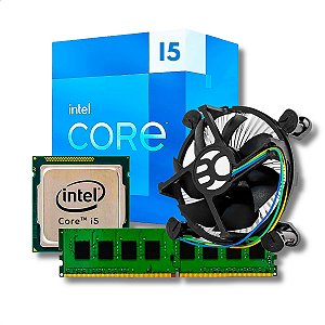 Kit Upgrade Intel i5-3470 + Placa H61 + 16GB DDR3 + Cooler, Preto